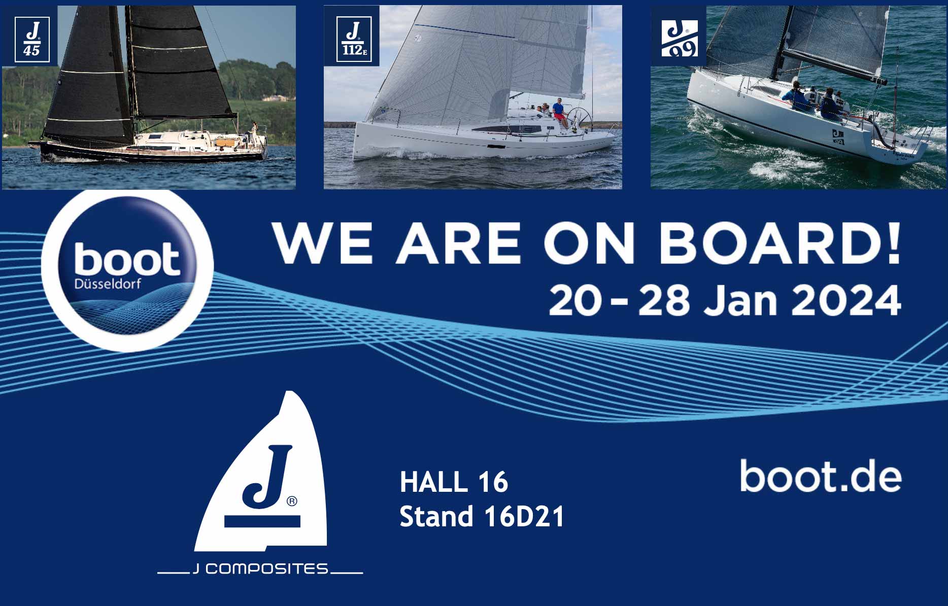 J Composites will be present at the Boot Düsseldorf 2024